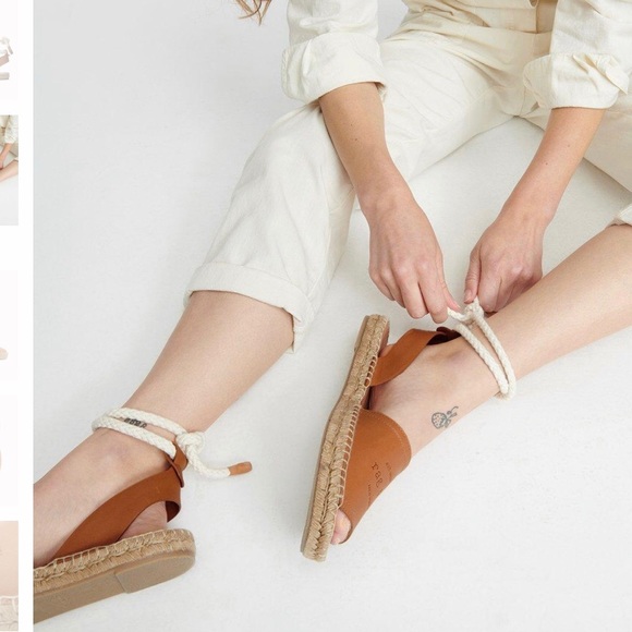 NWT Rag and Bone Leather Espadrille - Picture 2 of 11